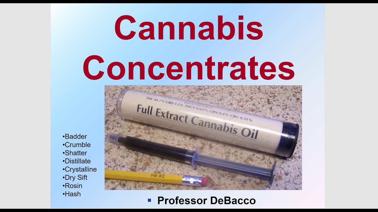 Cannabis Concentrates