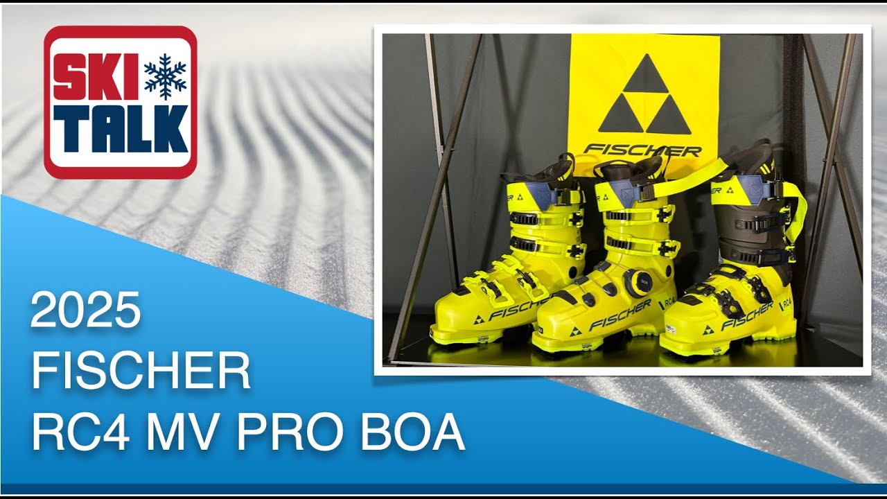 2025 Fischer RC4 MV Pro BOA  Ski Boot with SkiTalk.com