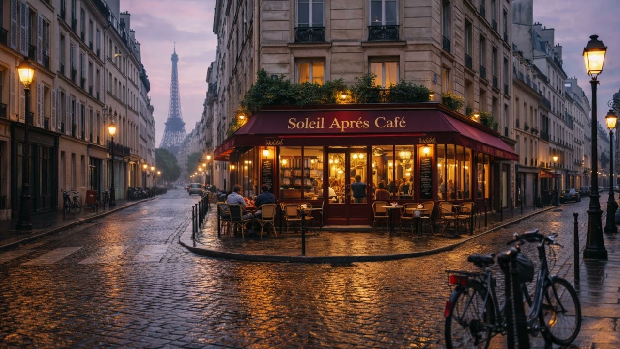 Smooth Bossa Nova Jazz in Paris Café ☕ Relaxing Café Jazz for Good Mood | 1 Hour Music