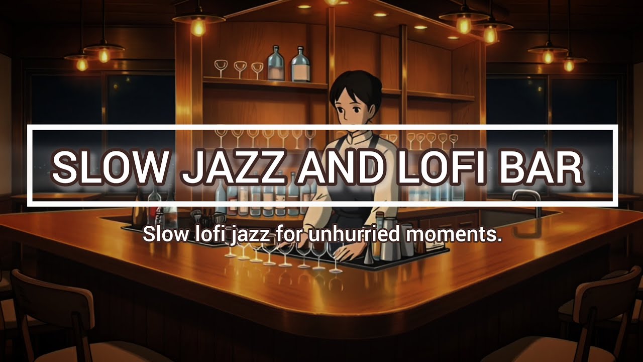 Slow Jazz Bar Lofi – Late Night Slow Jazz & Lofi Mood #lofi #slowjazz #viral #trending #fyp #chill 
