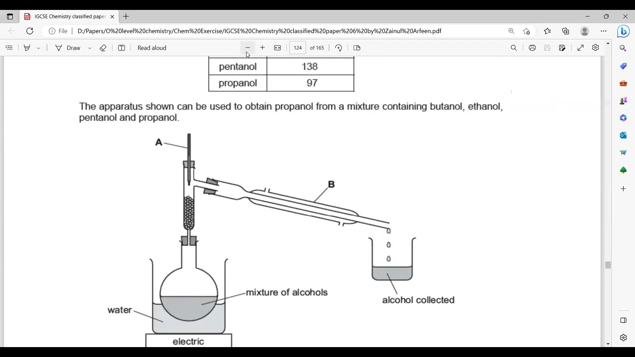 Experimental Techniques and Chemical Analysis Question 16 to 17 Alternate practicals IGCSE Chemistry