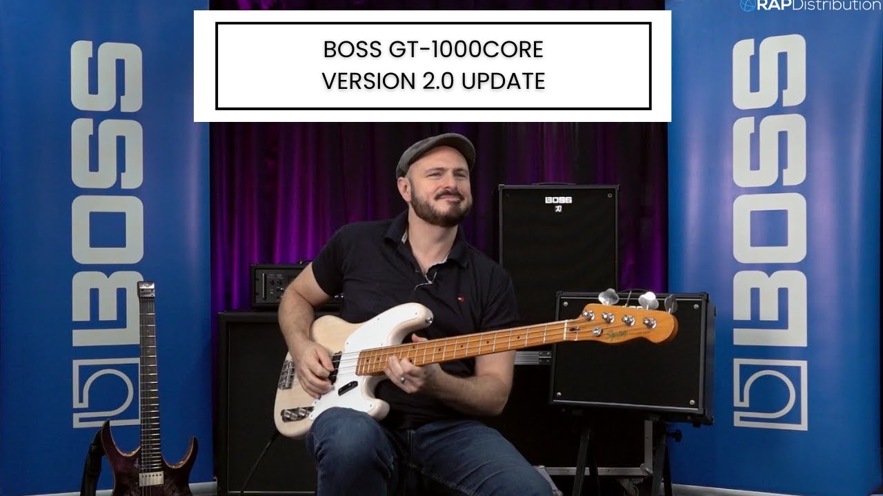 BOSS GT-1000Core Version 2.0 Update Overview