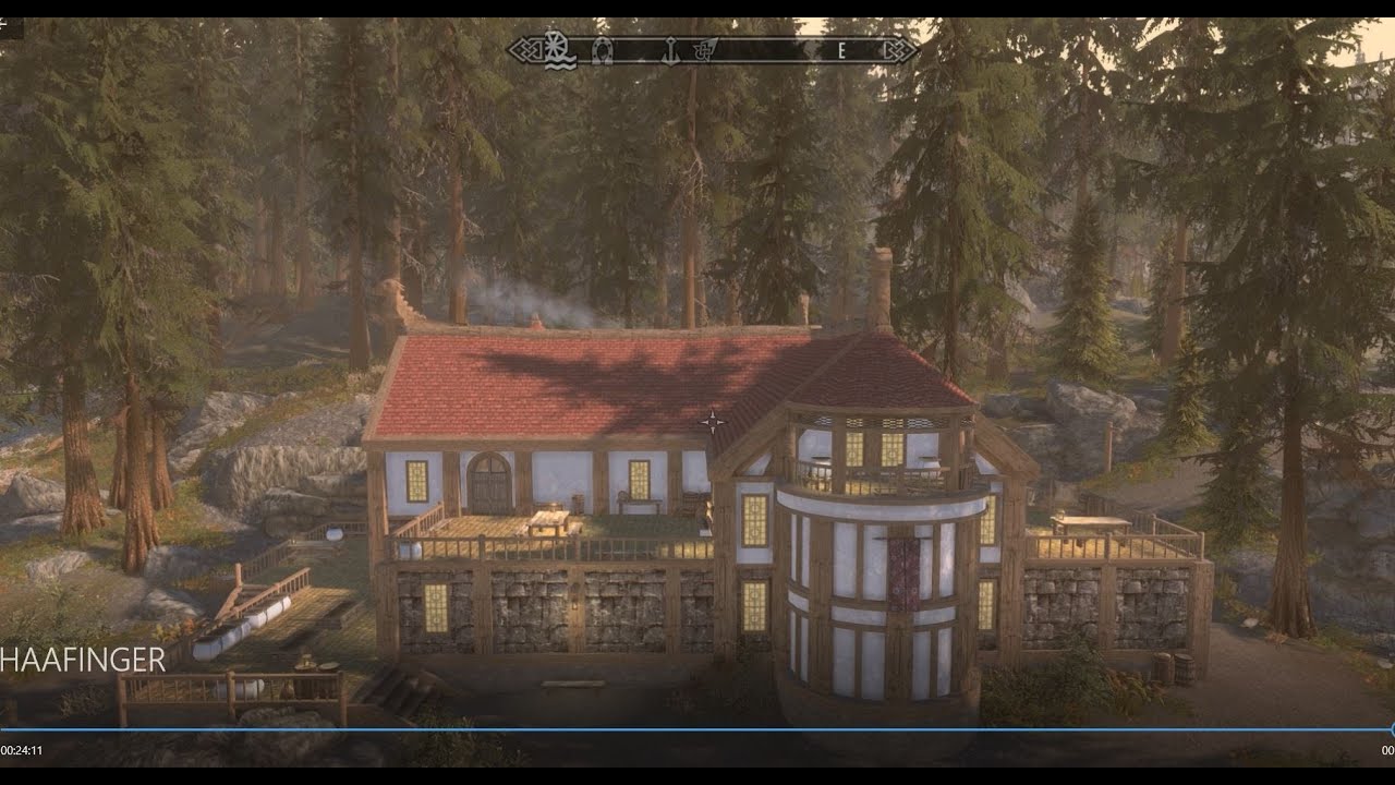 Хаафингер-холл — мод дома Skyrim Special Edition