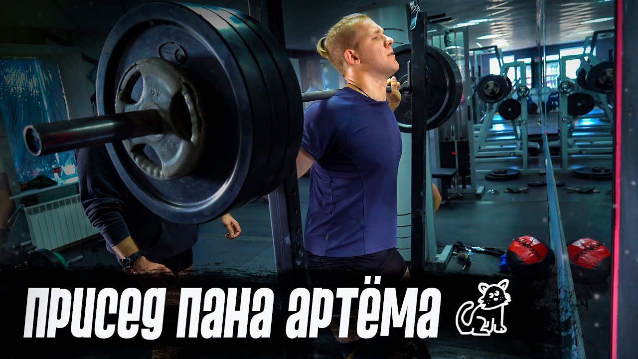 Присед пана Артема. Сколько прибавил за вводный цикл?