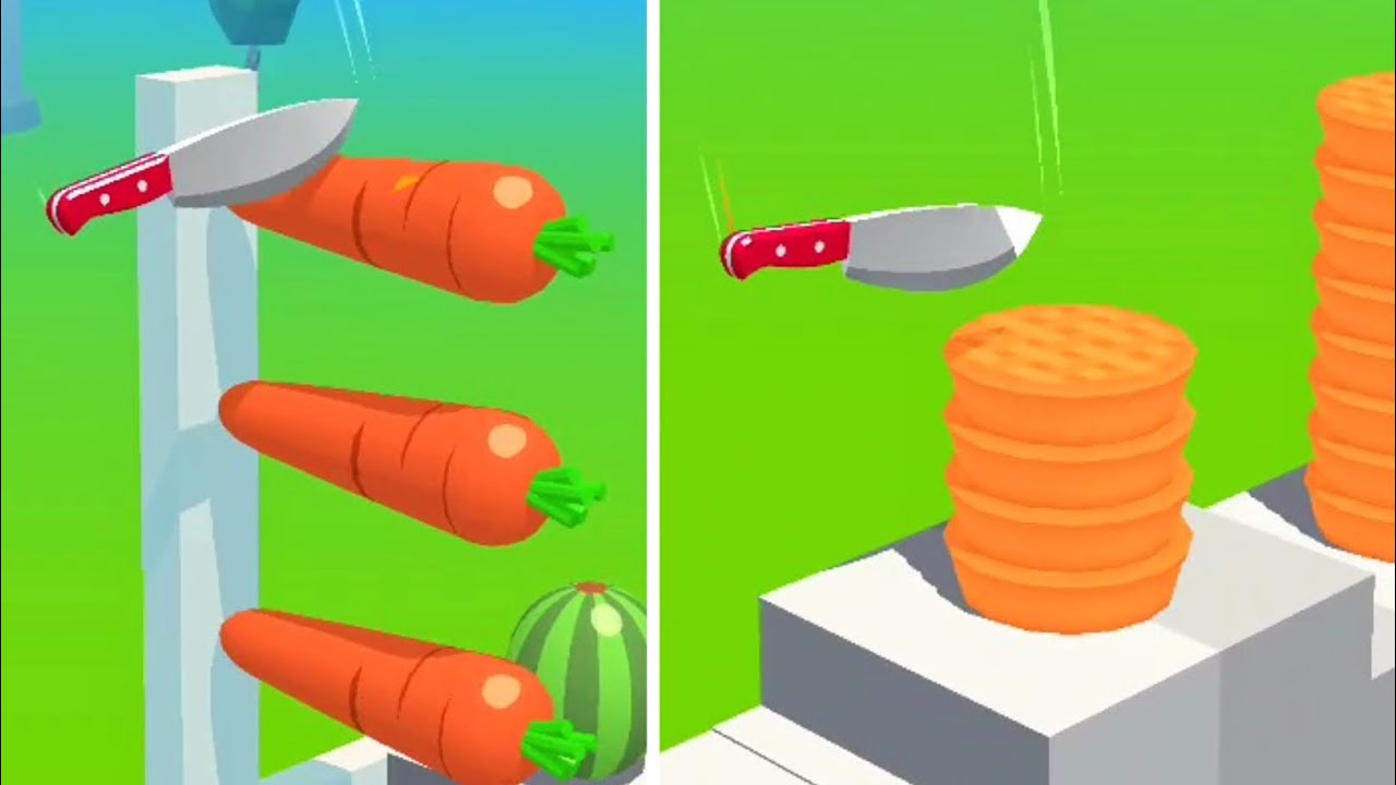 Slice It All Game! Satisfying and Relaxing ASMR Slicing Video