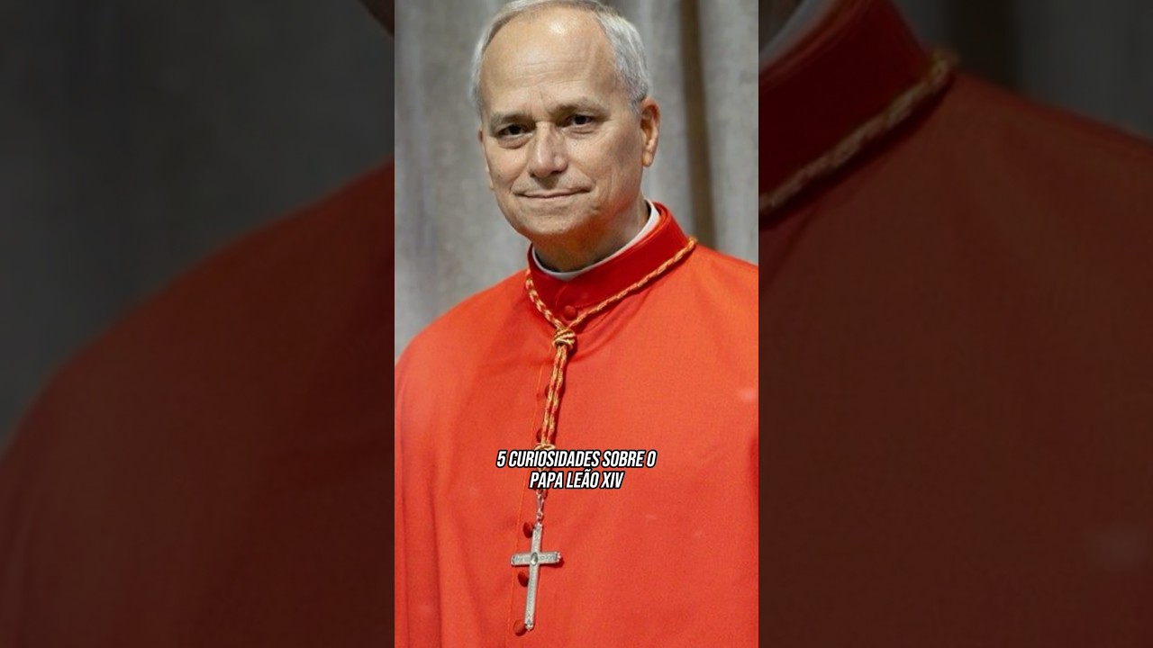 5 Curiosidades sobre o Papa Le&atilde;o XIV ⛪️ #papa #papaleao #papaleaoxiv #catolicismo #habemuspapam
