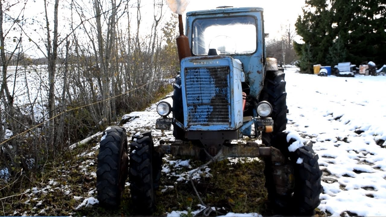Starting Tractor MTZ-52 After 3 Years
