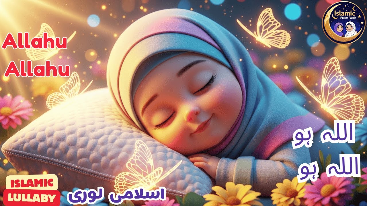 Allah Hoo Allah Hoo | Soothing Islamic Lullaby for Kids | Peaceful Sleep