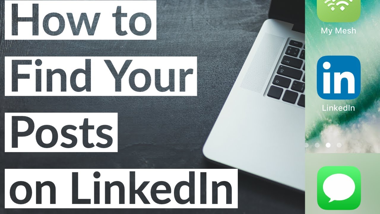 Как найти опубликованные посты на LinkedIn
