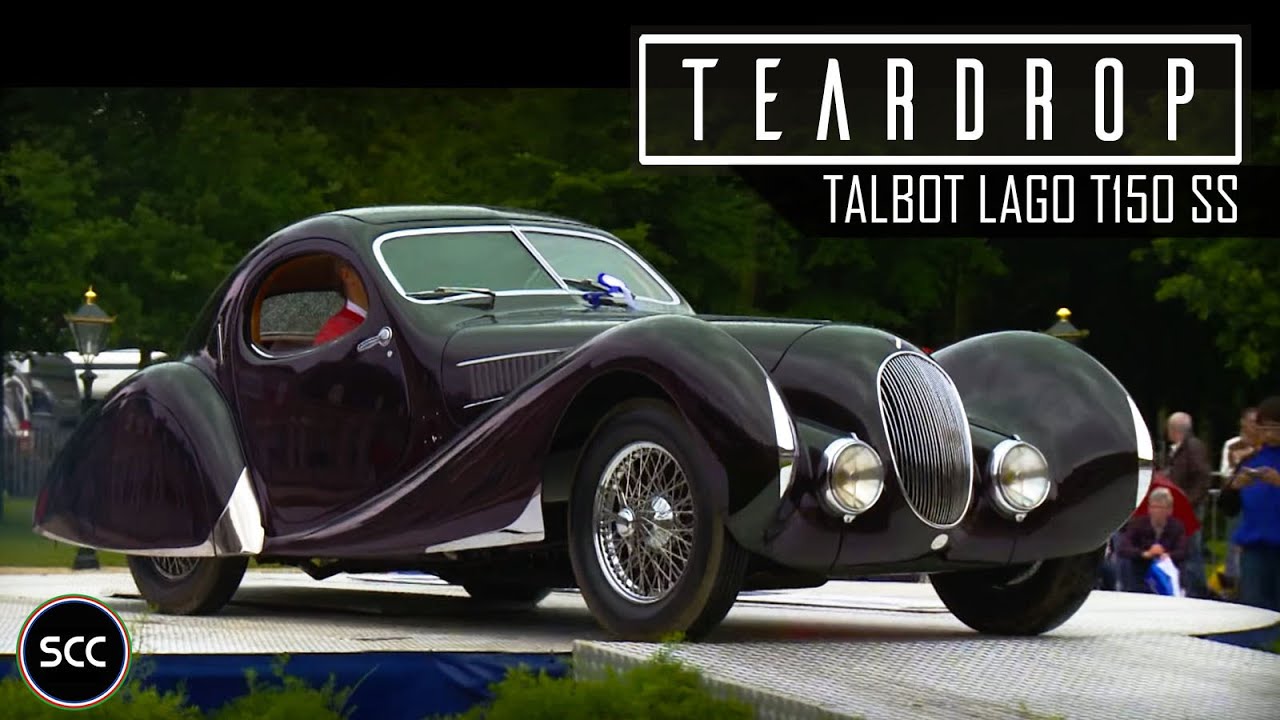 TALBOT LAGO T150 SS Teardrop Coupé 1937 Figoni & Falaschi - Best of Show Louwman collection | SCC TV