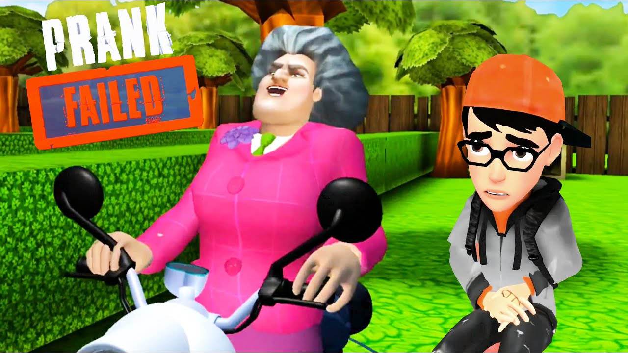 Scary Teacher 3D Version 8.5 | Failed Prank In A Scooter Day Out