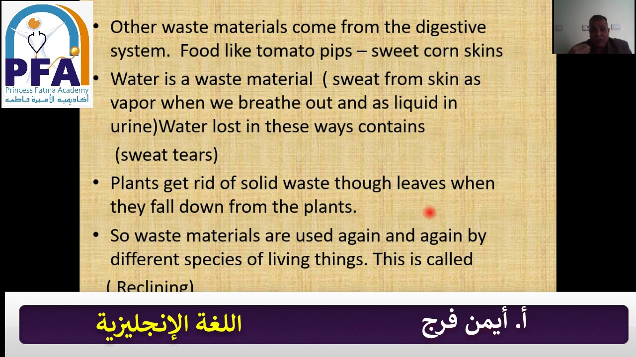 Unit Seven Recycling Waste In Nature -اللغة الإنجليزية - الصف الثاني 2021 - أ. أيمن فرج