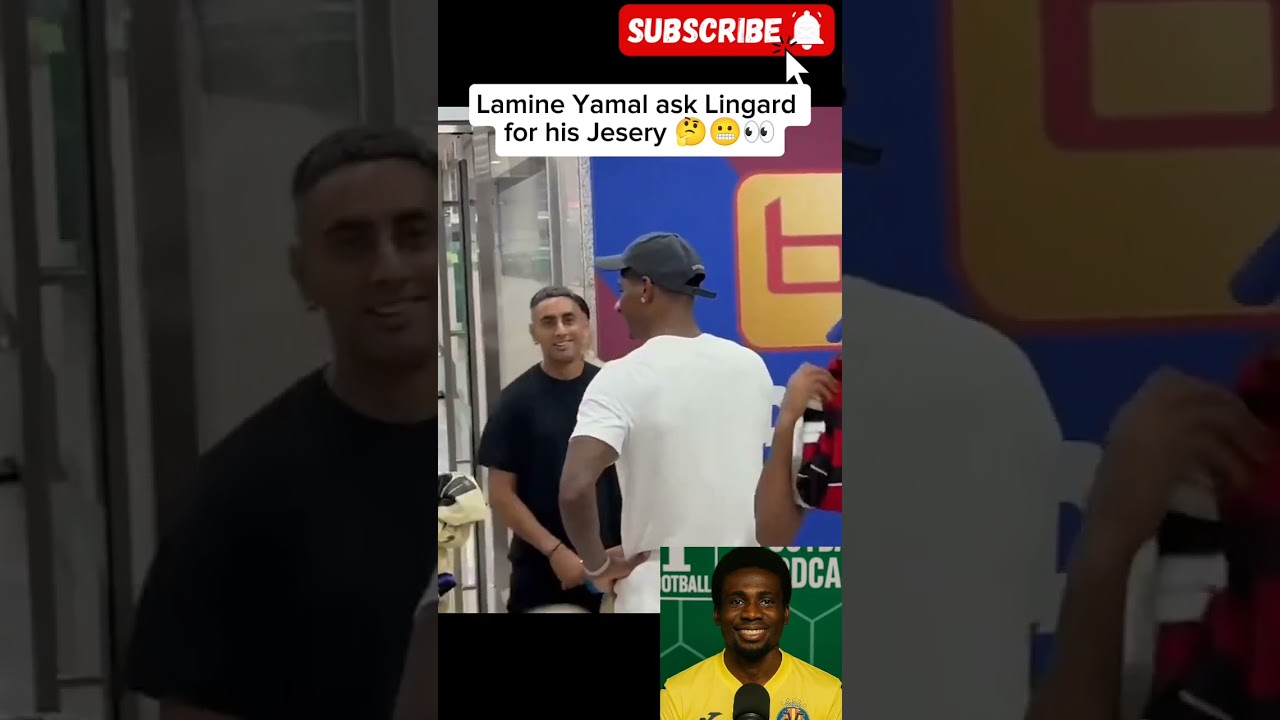 Lamine Yamal Asks Jesse Lingard for His Jersey After Seoul Match 🤝🔥