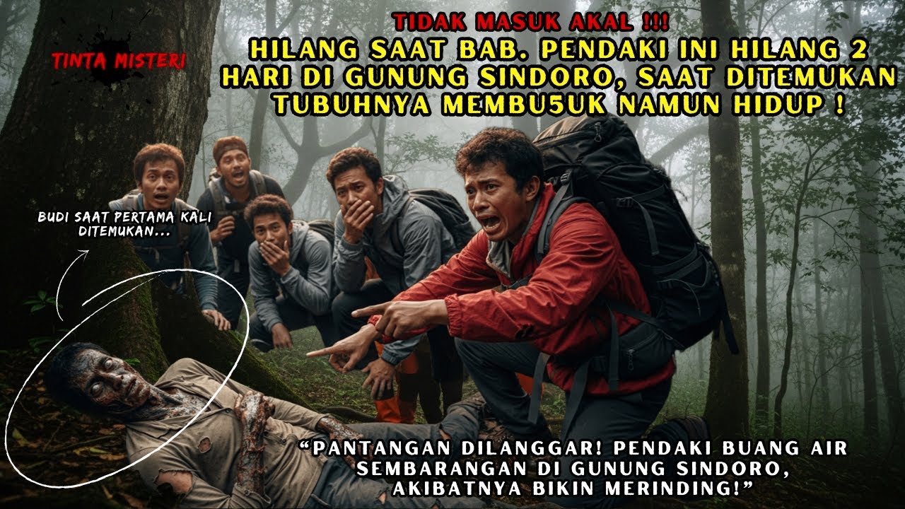HILANG SAAT BAB. PENDAKI HILANG 2 HARI DI Gn. SINDORO, SAAT DITEMUKAN TUBUHNYA MEMBU5UK NAMUN HIDUP