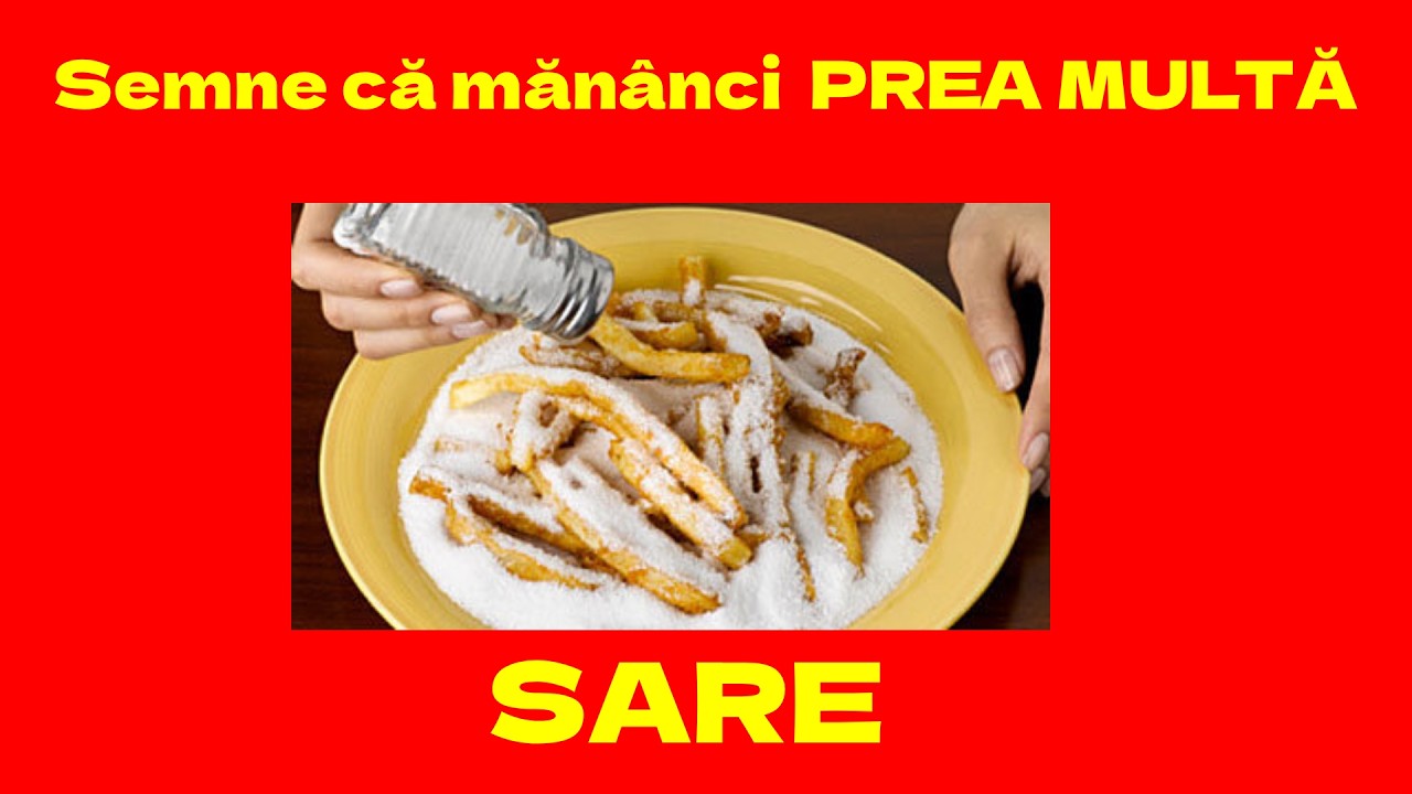 cum știm că am consumat prea multă sare?