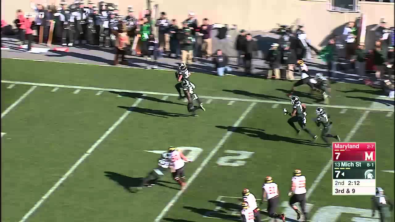 Bullough Gets Pick Six vs. Maryland
