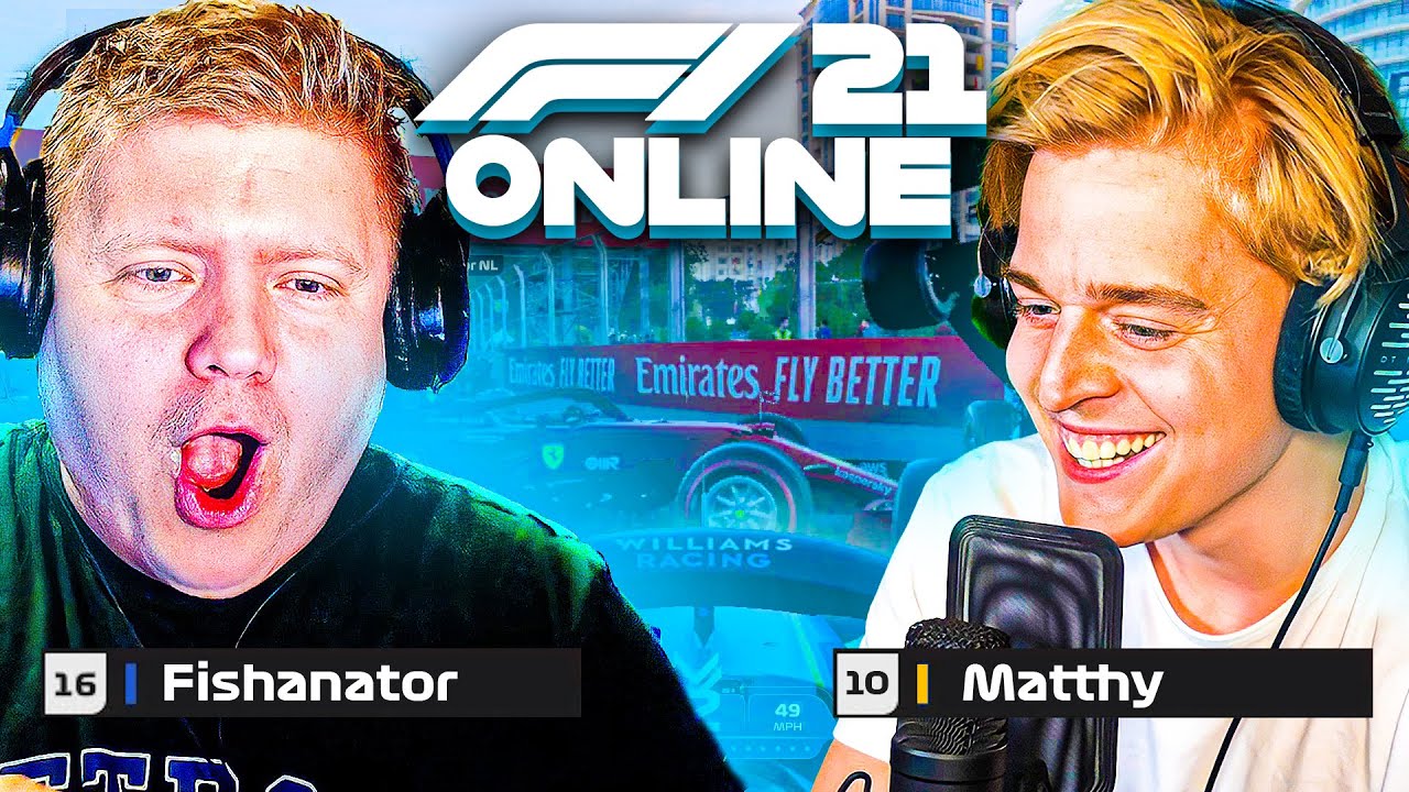 ONLINE F1 SPELEN MET FISH (en die andere guy)