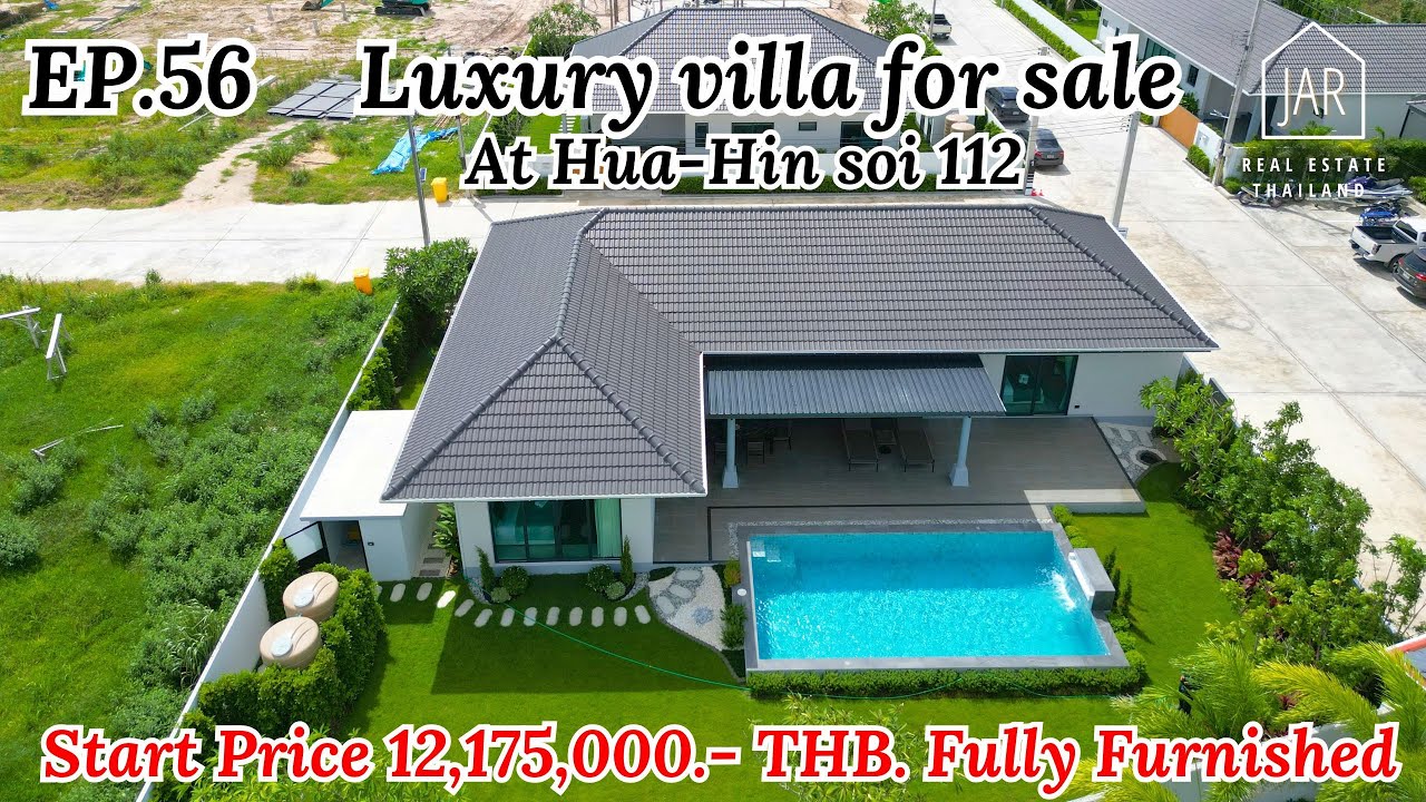EP.56 Luxury villa for sale at Hua-Hin soi 112, Type B: Your Luxury Awaits