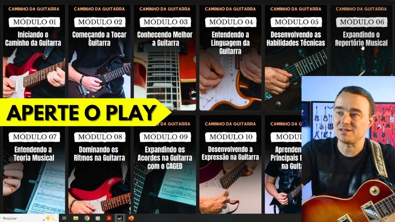 CAMINHO DA GUITARRA | Curso Completo com Mentoria | Inscrições Abertas