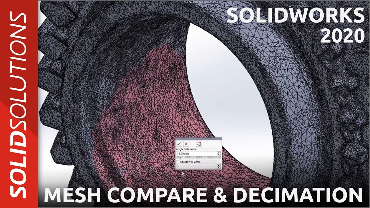 SOLIDWORKS 2020 | Mesh Body Improvements - Compare & Decimate