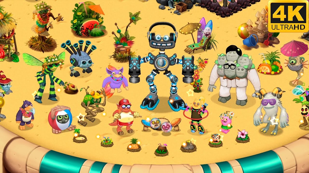 SummerSong - All Costumes and Decorations (Earth Island) 4k