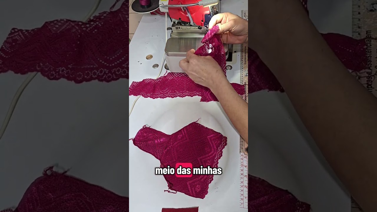 Aprenda a fazer uma calcinha toda de renda 