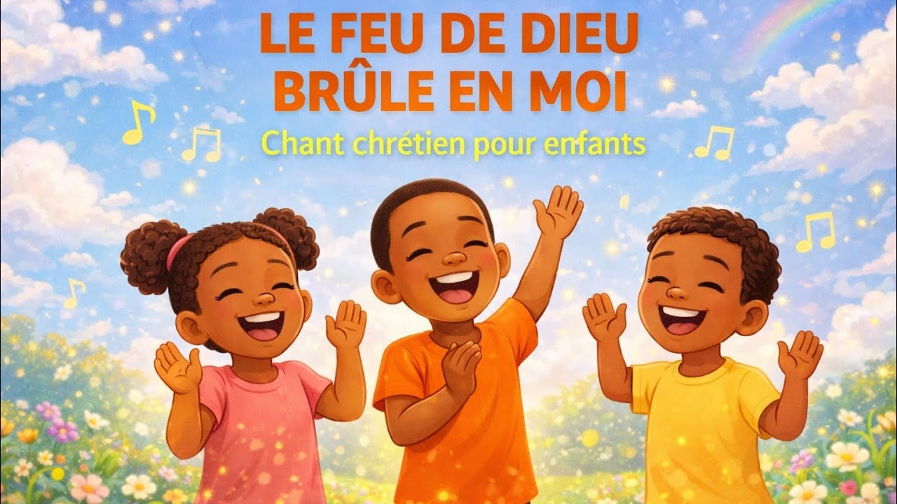 Le feu de Dieu brûle en moi – Chant chrétien pour enfants