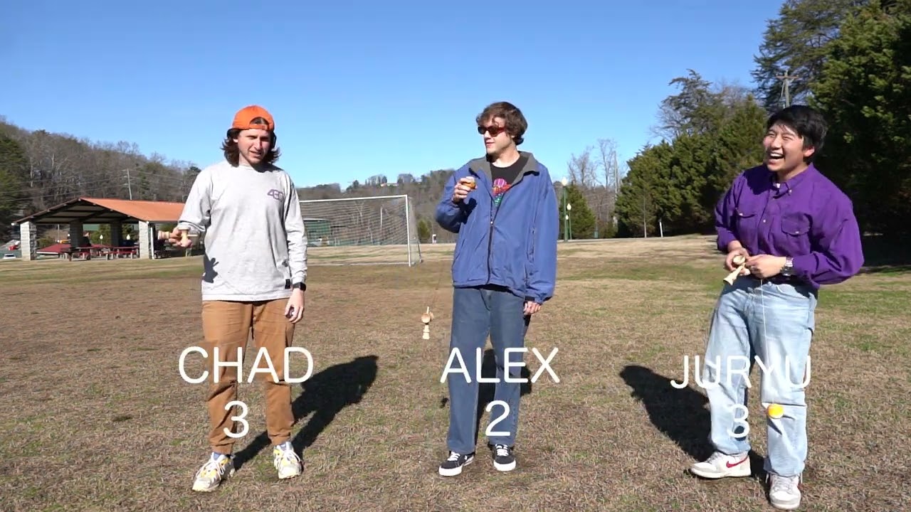 Kendama Game of 1UP - Alex Mitchell vs Juryu vs Chad Covington