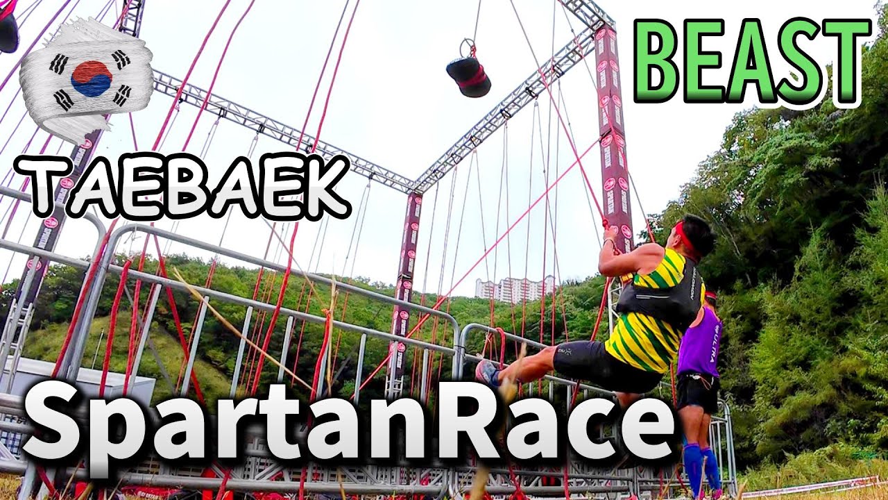 【弾丸!!】SpartanRaceBEAST韓国TAEBAEK！！@Spartan Race Korea