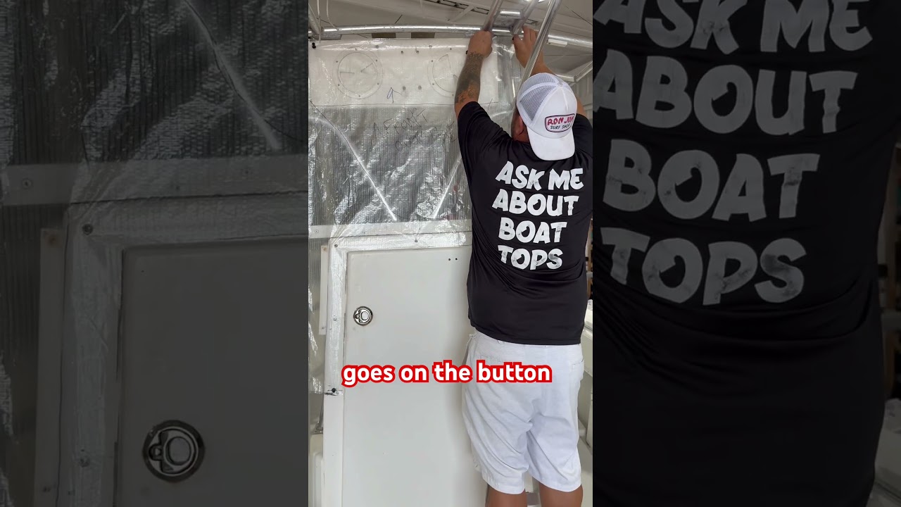 Front Windshield Patterning on a Center Console | Boat Canvas Pro Tip