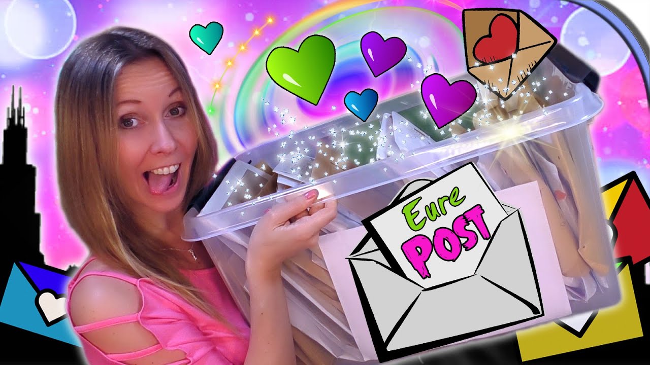 FANPOST auspacken ✉ Squishy, Badezus&auml;tze und vieles mehr! 😲 Unposting von Zuschauerbriefen 💖 Mailday