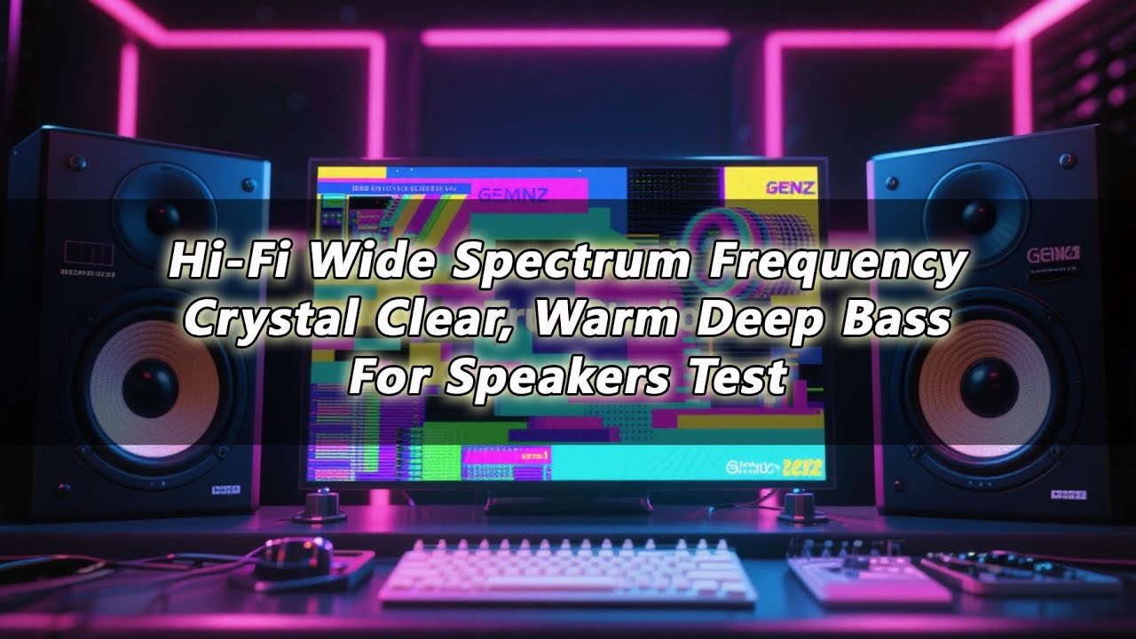 HiFi, Wide Spectrum Frequency True Stereo Soundscapes for Speakers Test.
