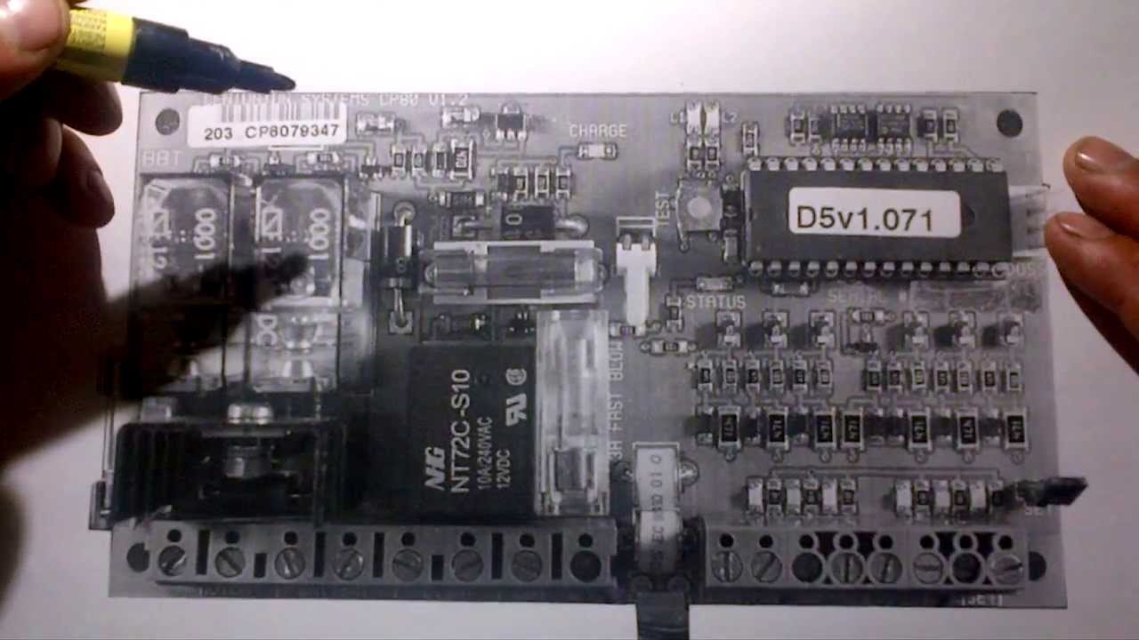 centurion gate motor basic pcb fuses and inputs  video 1 of 5