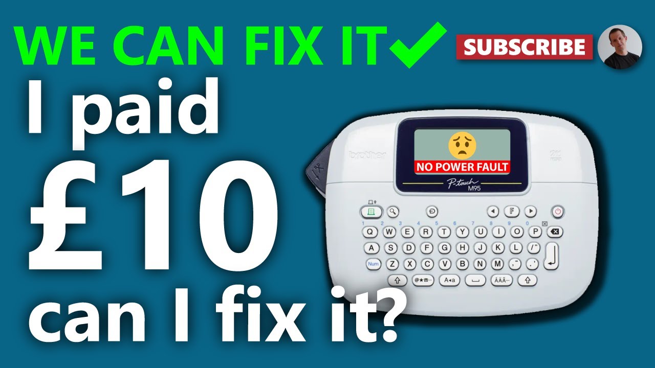 FAULTY Brother M95 label printer | WON'T TURN ON | Can I fix it?
