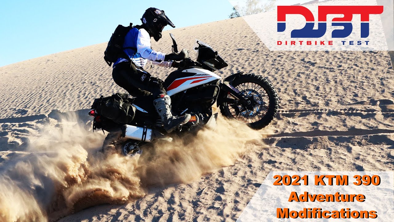 Модификации и долгосрочные испытания KTM390 ADVENTURE 2021 года