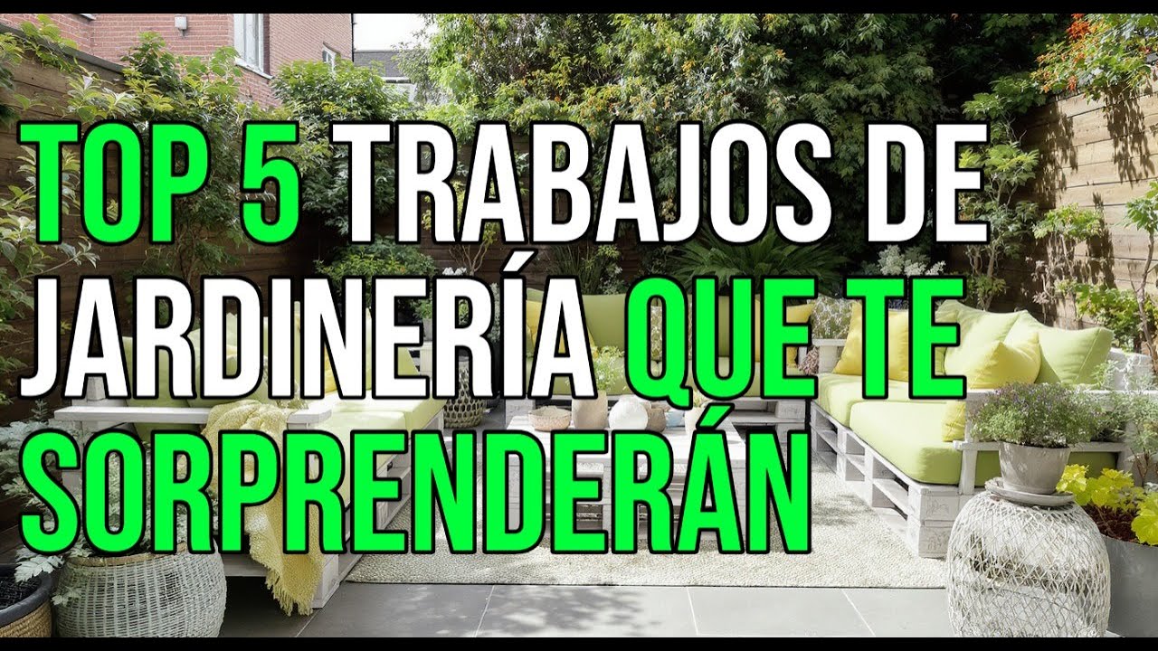 🌸 TOP 5 TRABAJOS DE JARDINERÍA QUE TE SORPRENDERÁN | Ideas Creativas de Jardinería y Paisajismo 🌱✨