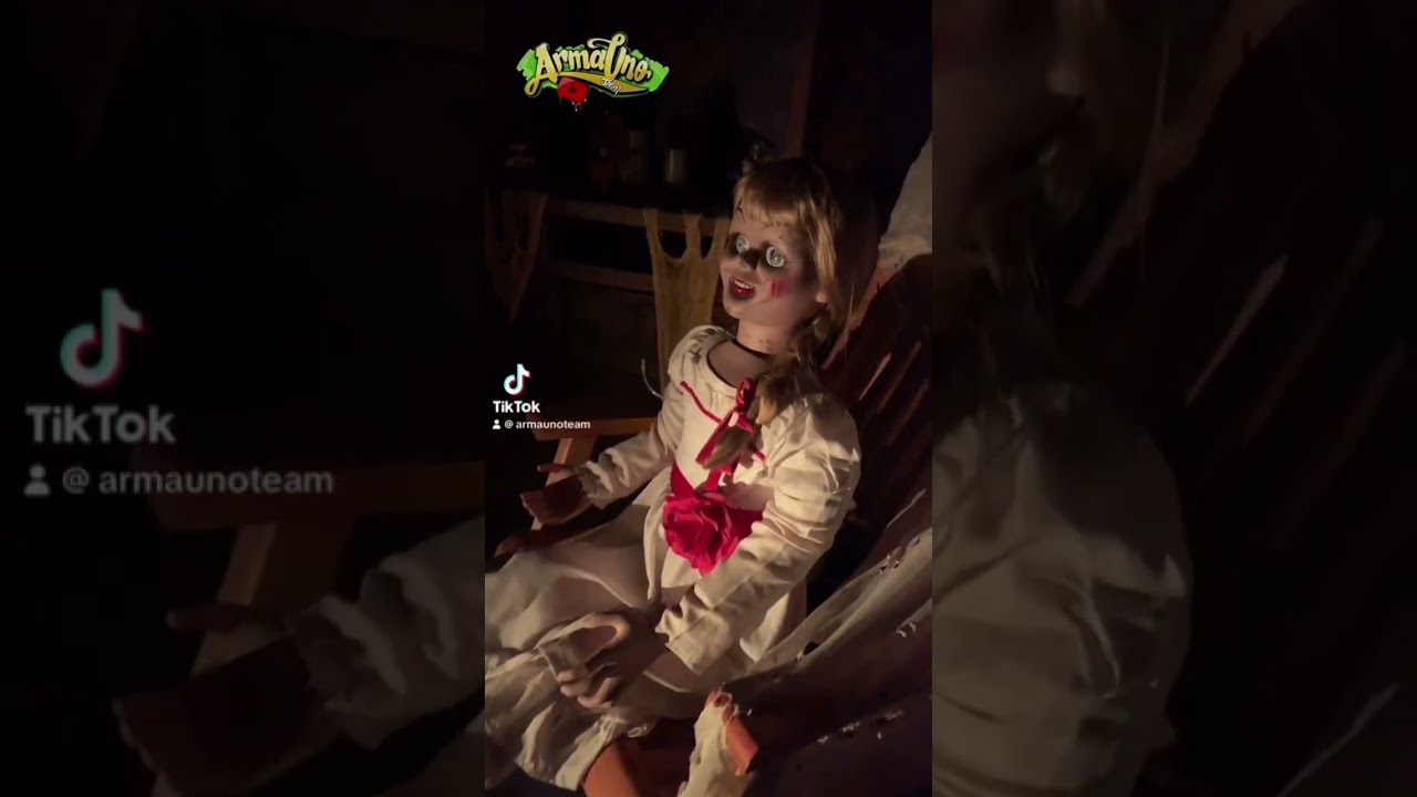 la mu&ntilde;eca de Anabelle utilizada para la pelicula de El conjuro esta embrujada de verdad #terror