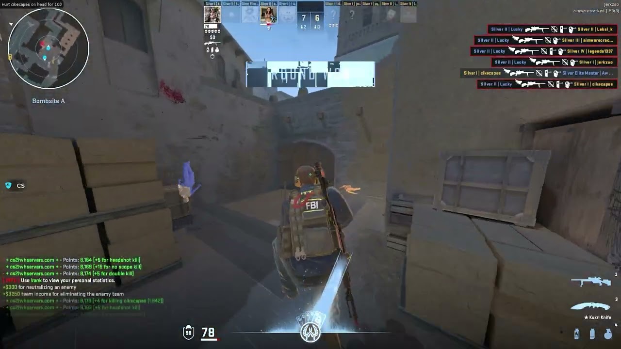 #cs2  HvH Highlights ft. Compkiller
