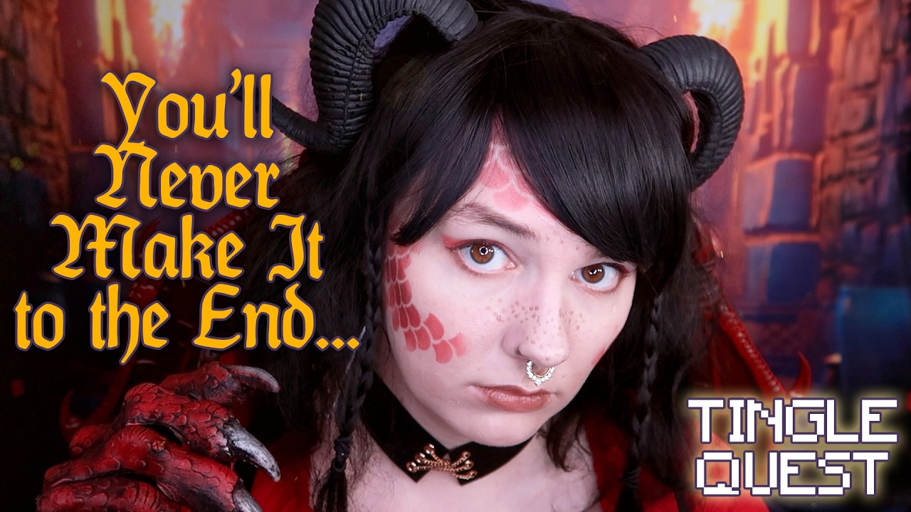 ASMR Dragon Girl Caught You! Can You Stay Awake? Layered Sounds, Deep Voice