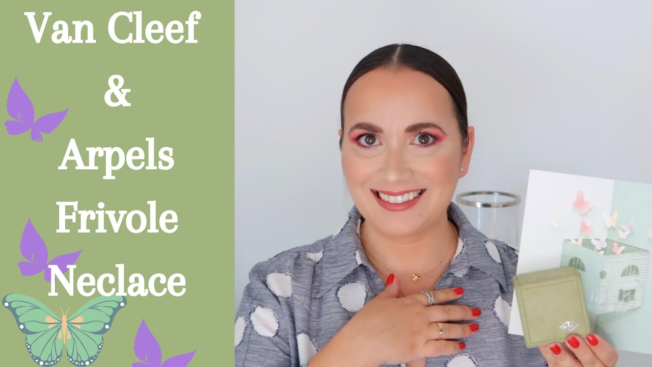 VAN CLEEF & ARPERLS FRIVOLE MINI NECKLACE REVIEW  COMPARISON VCA SWEET ALHAMBRA DIOR ROSE DES VENTS