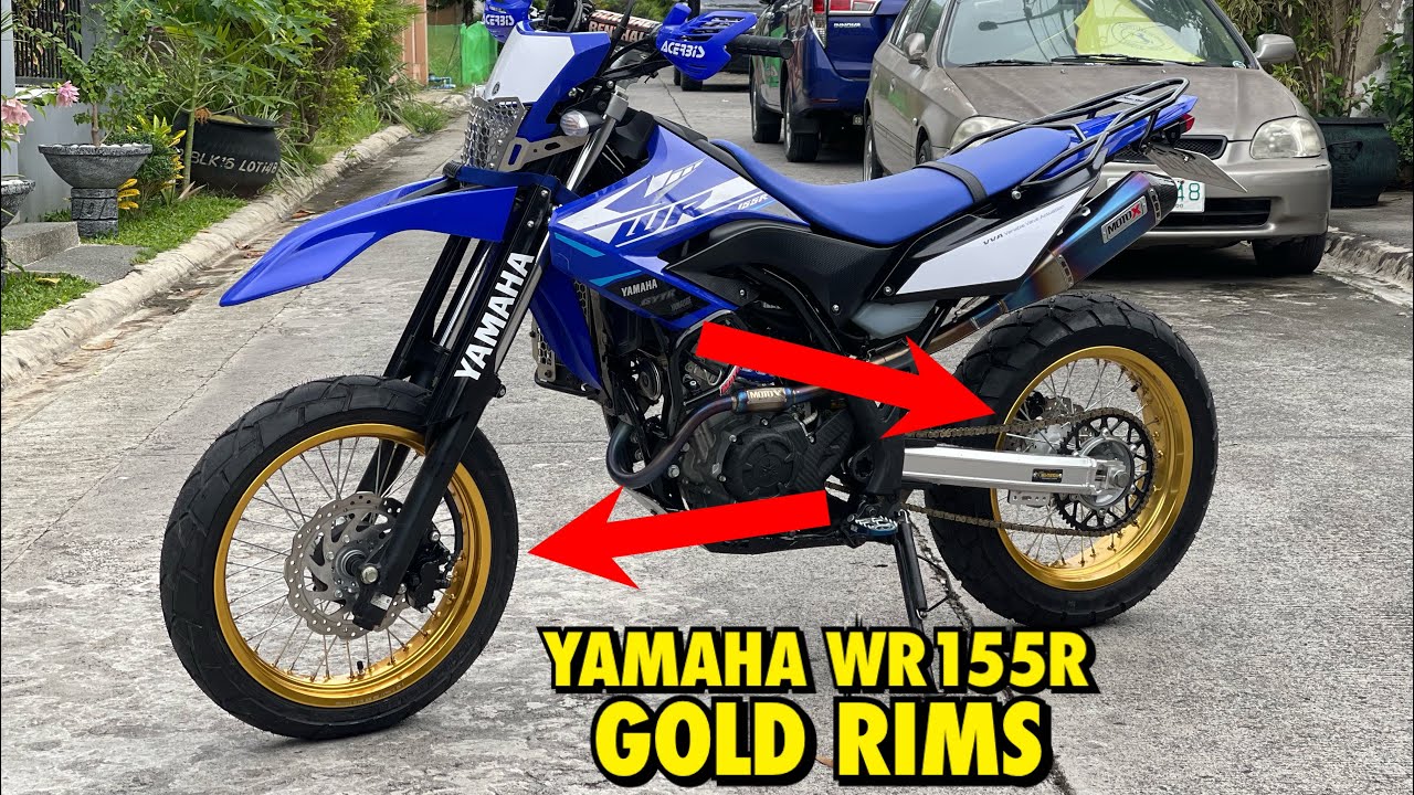 YAMAHA WR155R MOTARD SETUP GOLD RIMS EDITION | PHILIPPINES