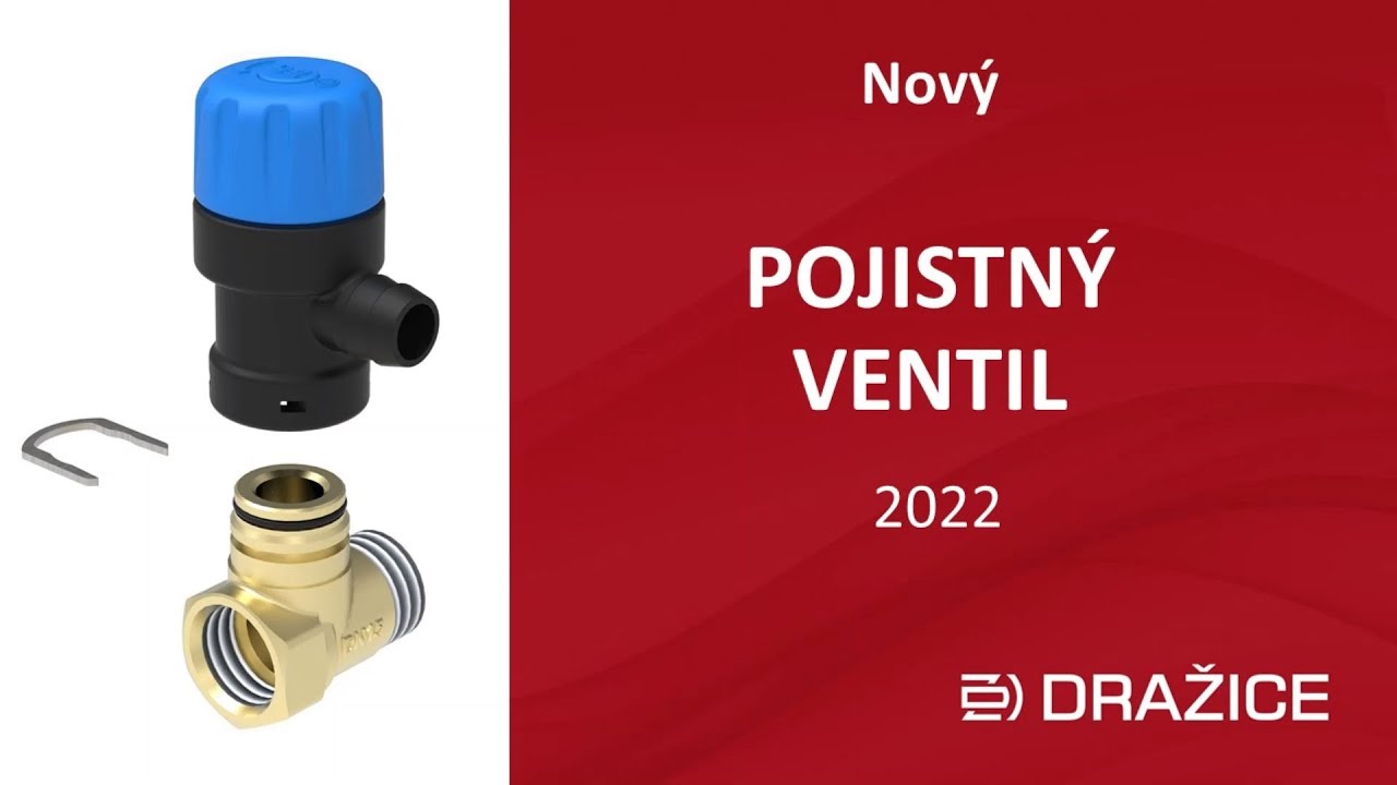 Nový pojistný ventil (CZ)