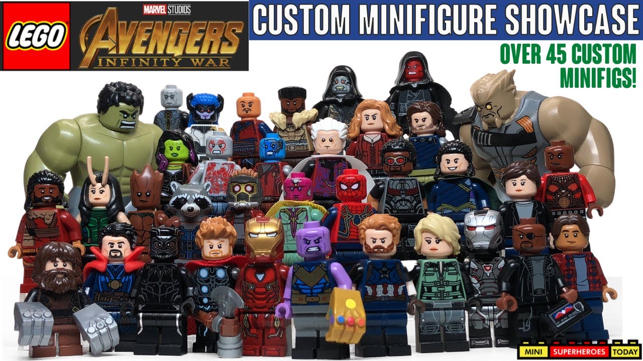 LEGO AVENGERS: INFINITY WAR Custom Minifigure Showcase (Road to AVENGERS Doomsday Updated Customs)