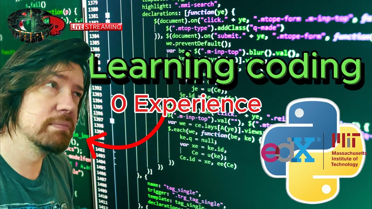 Learning coding P:5 | def edx(free, python, MIT): return knowledge