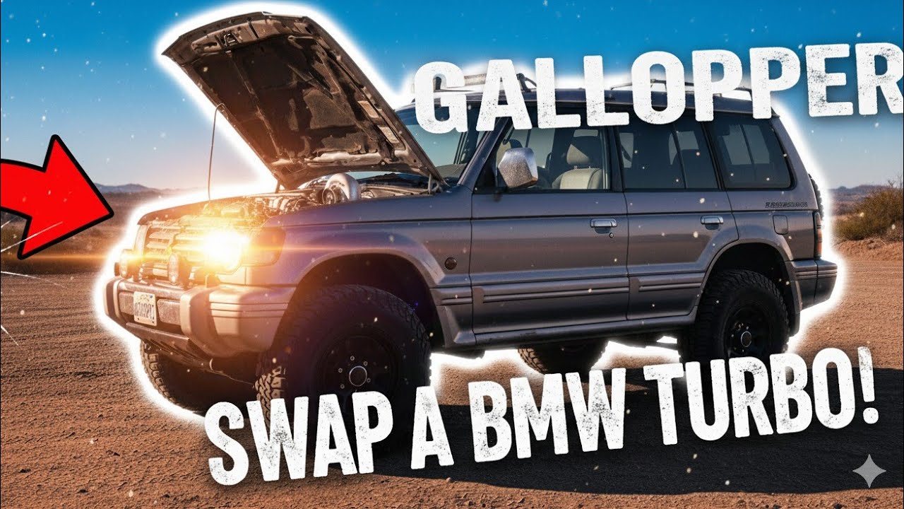 GALLOPER SWAP BMW M57  con TURBO HIBRIDO