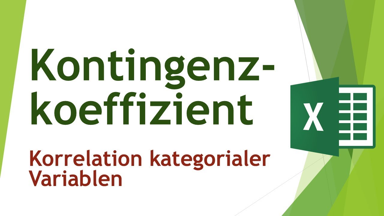 Kontingenzkoeffizient in Excel berechnen - Daten analysieren in Excel (48)