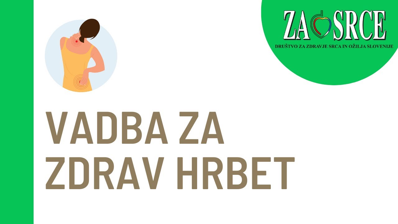 Vadba za zdrav hrbet