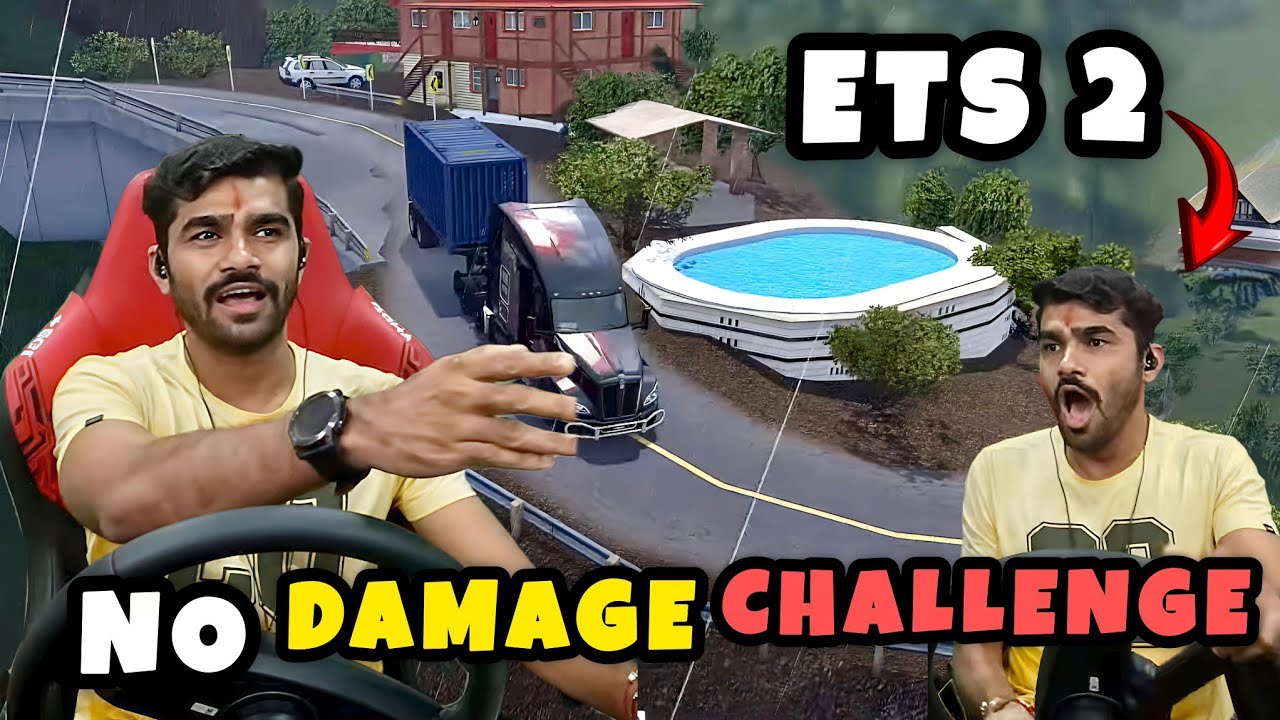 ETS 2 NO DAMAGE CHALLENGE ⚔️ | SHREEMAN LEGEND #ets2