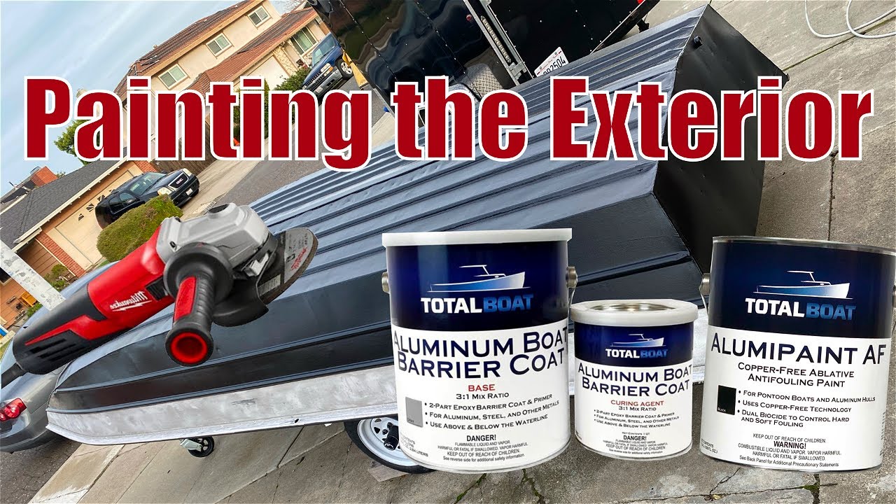 Aluminum Boat Exterior Paint 🎨  Aluminum Barrier Coat & Anti-Fouling Paint