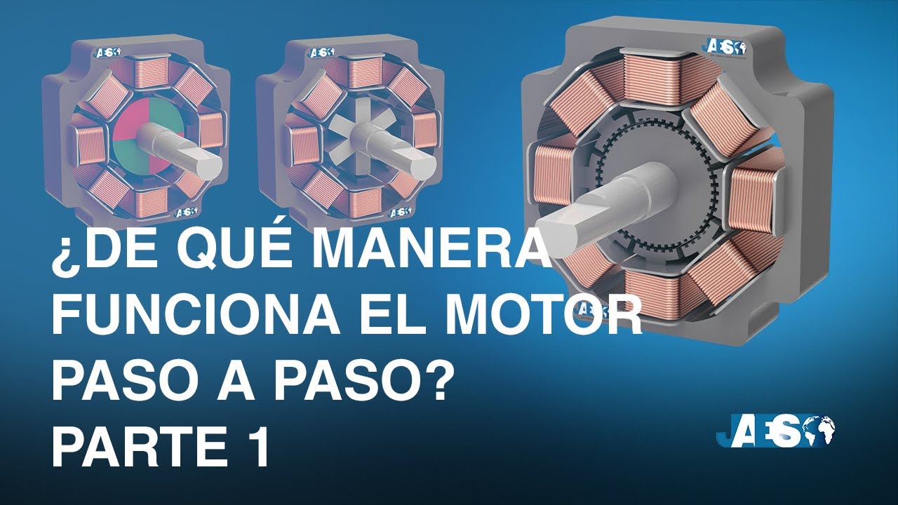 ¿De qué manera funciona el motor Paso a Paso? Parte 1 Tipos de motores paso a paso